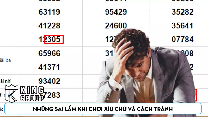 Những sai lầm khi chơi xỉu chủ và cách tránh